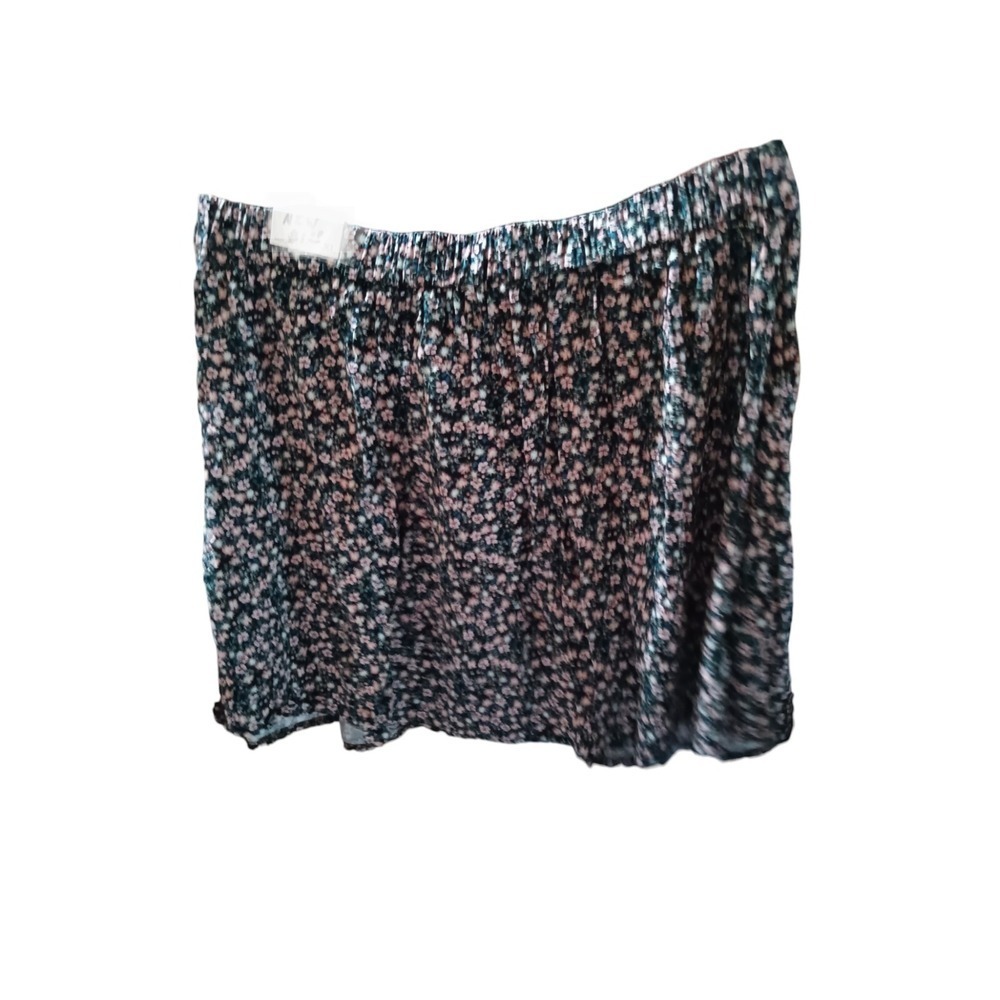 Maurices High Rise Skirt Floral Black NWT XL - Picture 2 of 6